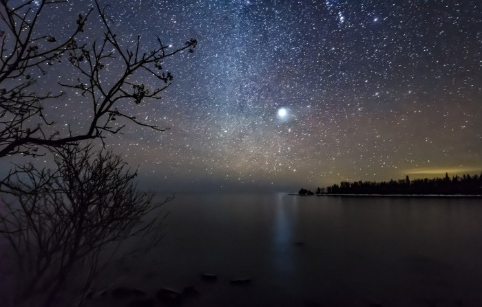 Звездное небо на востоке