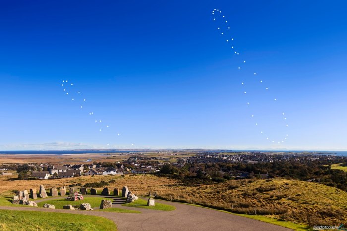 Analemma over Ukraine