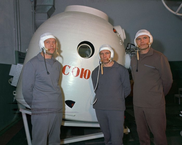 18 Октября 1969 года полет трех кораблей впервые в истории