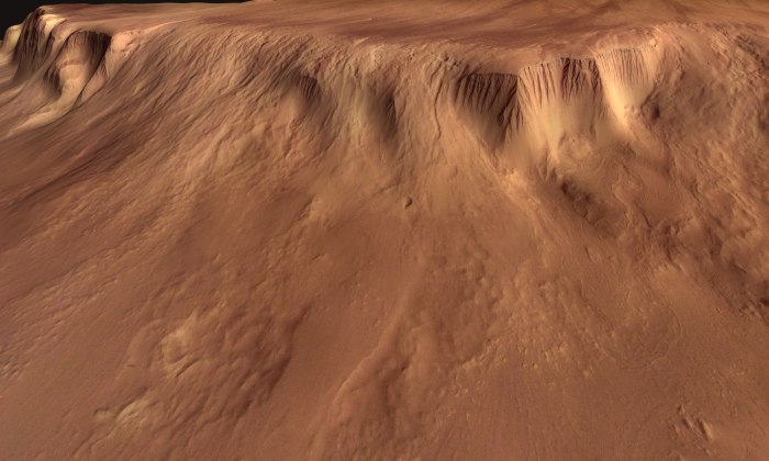 Olympus Mons вулкан на Марсе