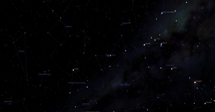 Карта звёздного неба для детей