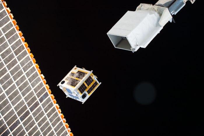 CUBESAT 3u в космосе