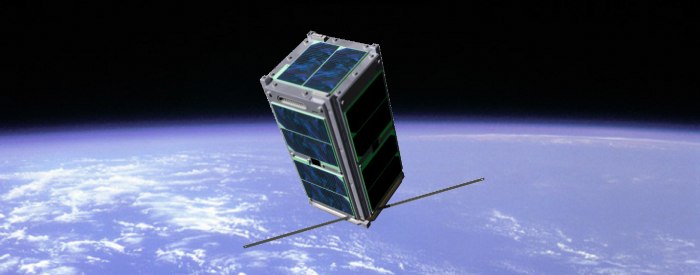 CUBESAT 3u в космосе