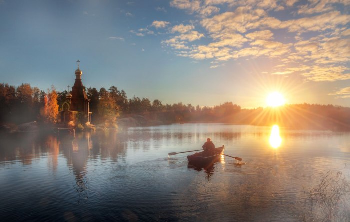 Рассвет Ступино река