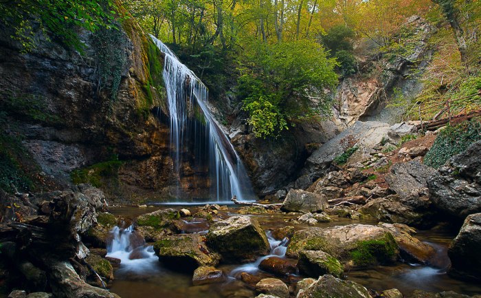 Родниковый водопад Ильинский