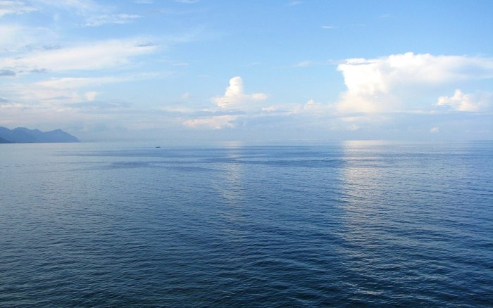 На морских просторах