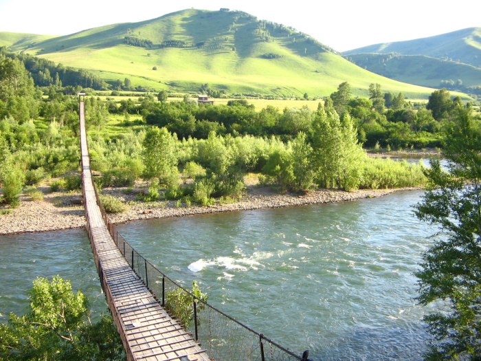 Река Чарыш Алтайский край