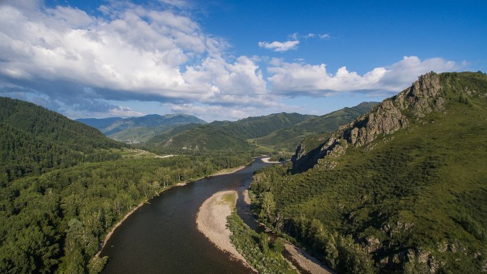 Река Чарыш горный Алтай