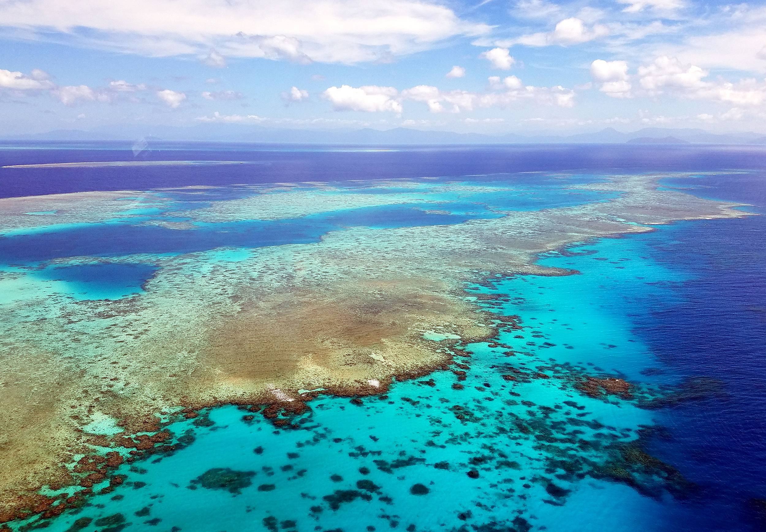 Есть ли в австралии океан. Большой Барьерный риф Квинсленд. Большой коралловый риф в Австралии. 2. Большой Барьерный риф в Австралии. Морской парк большого барьерного рифа.