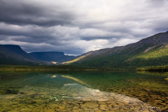 Хибины озеро малый Вудъявр