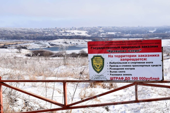 На территории заказника запрещается