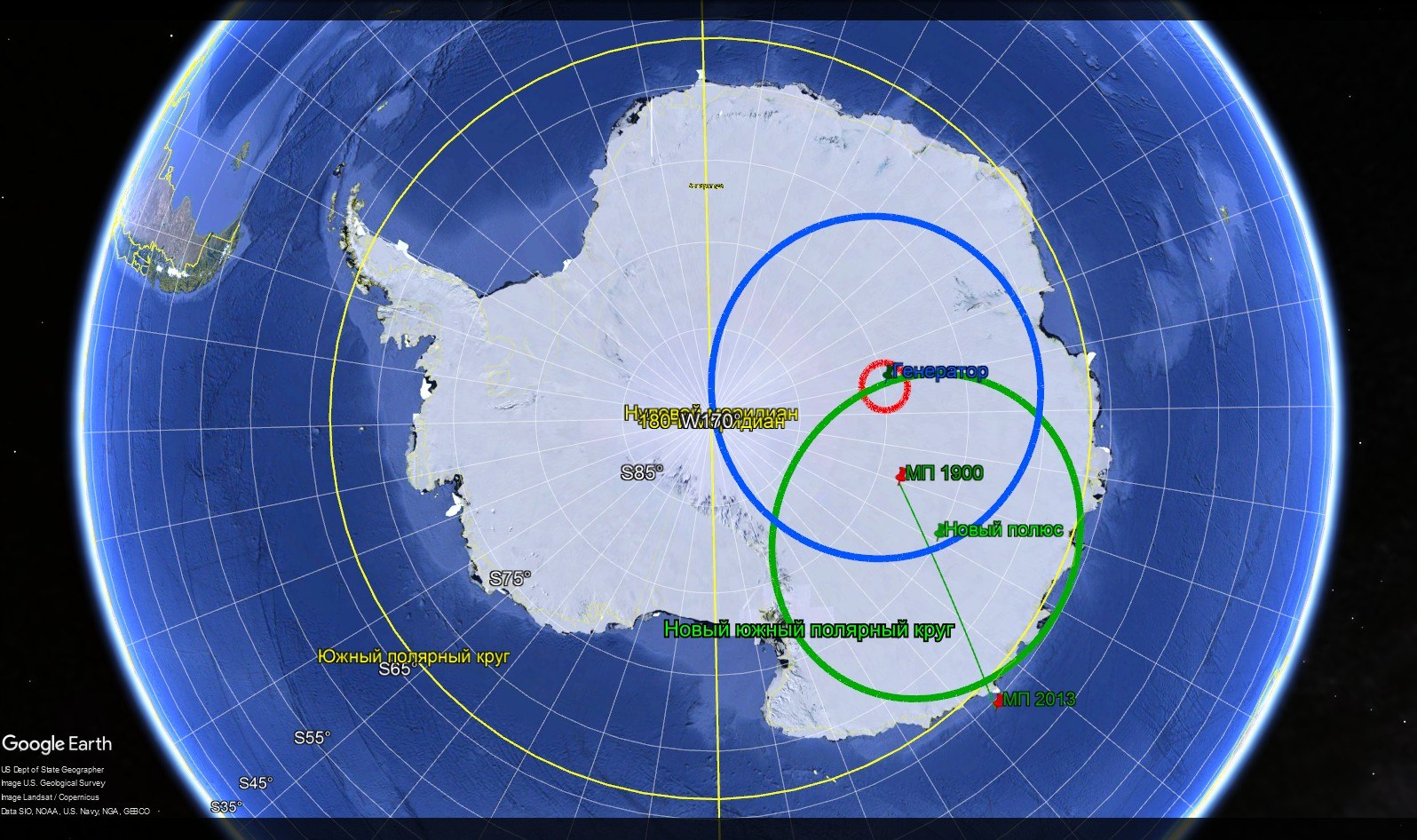 Какие есть полярные круги. Полярный круг на карте. Южный Полярный круг. Южный Полярный круг на карте. Полярный полюс на карте.