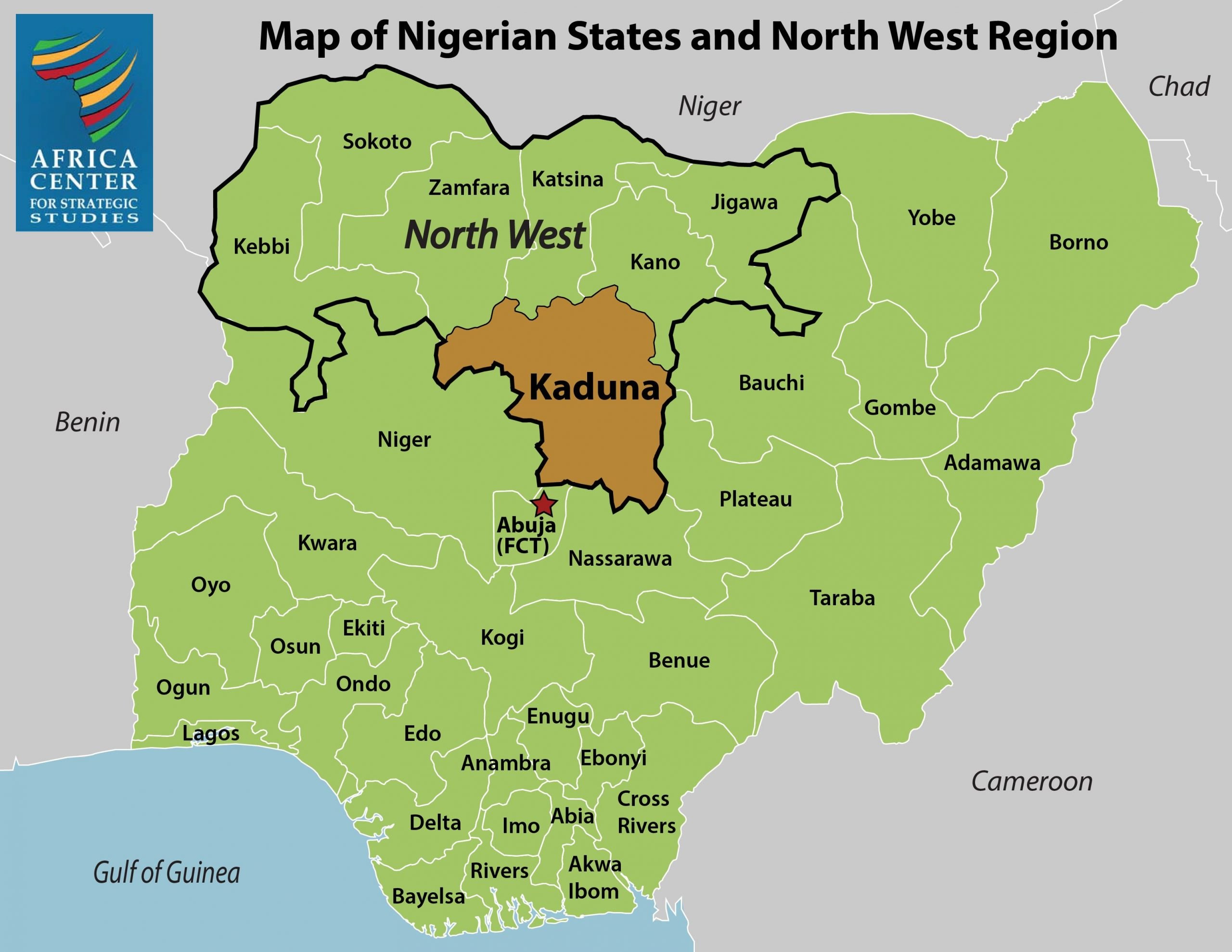 Нигерия на политической карте. Кадуна Нигерия. Map of Nigeria with States - colouring Page. Map of Nigeria with names of their States - colouring Page.