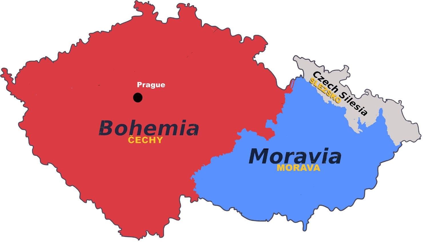 Моравия на карте Чехии. Карта Великой Моравии. Богемия и Моравия на карте Чехии.