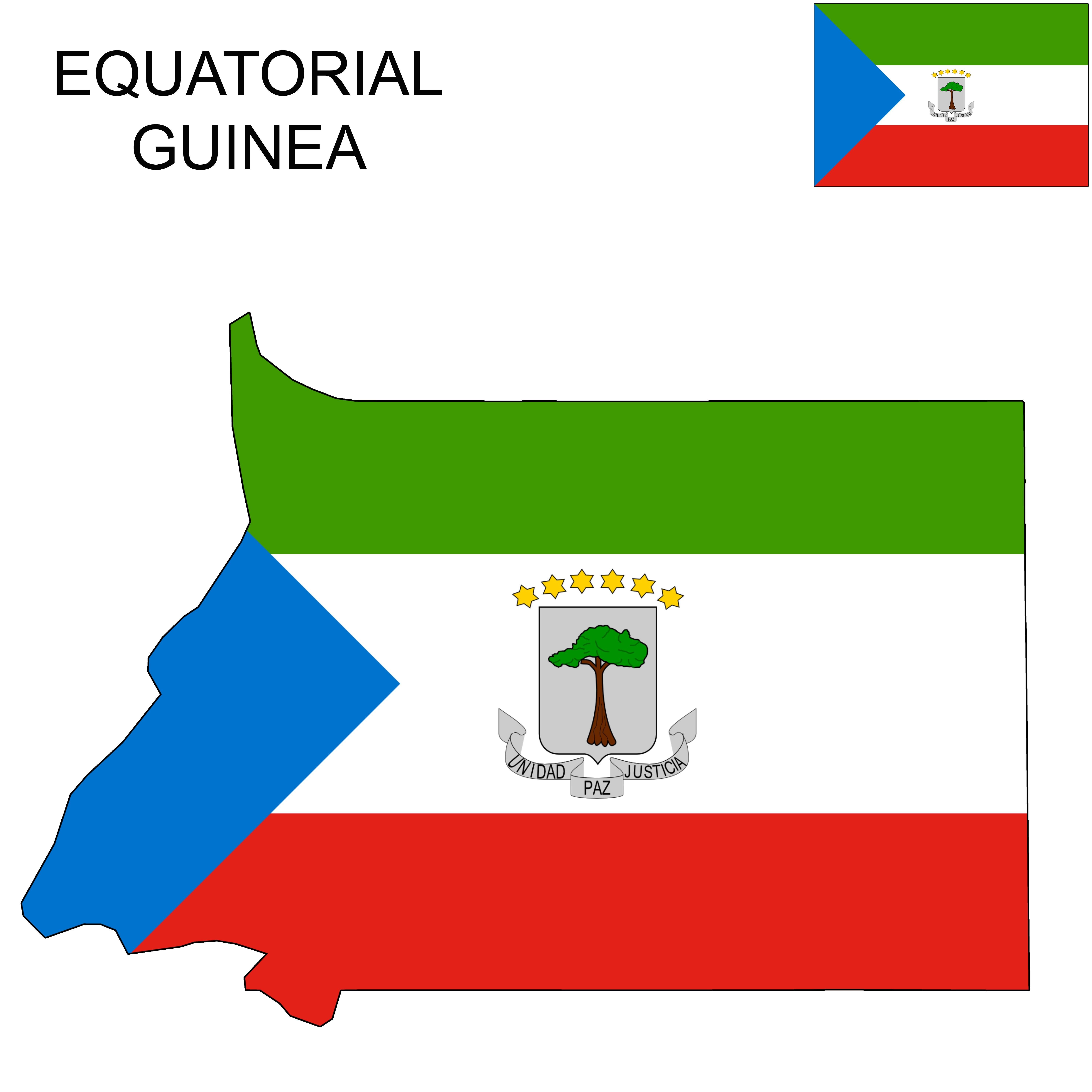 Экваториальная гвинея камбоджа. Флаг Equatorial Guinea. Флаг Гвинеи. Экваториальная Гвинея флаг и герб. Экваториальная Гвинея на карте с флагом.