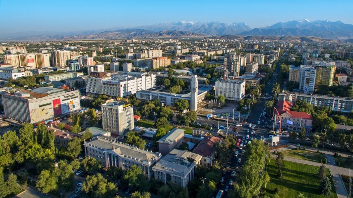 Площадь Бишкека 2022