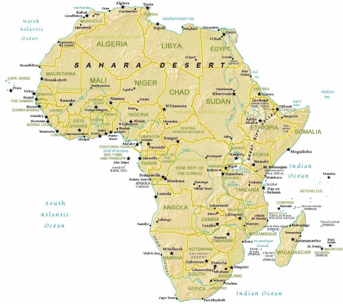 Burkina Faso on the Map