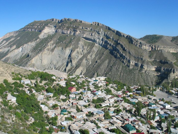 Гунибская крепость в Дагестане