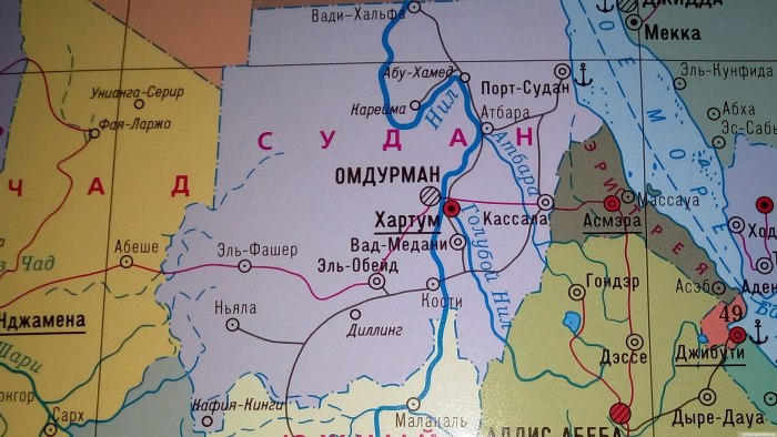 Судан границы
