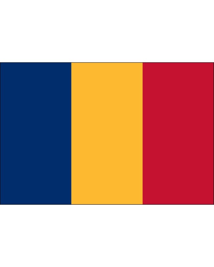 Чад и Румыния флаги