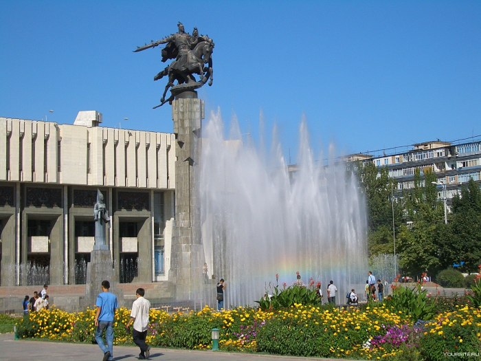 Город Бишкек столица Кыргызстана