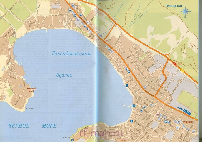 Геленджик карта города