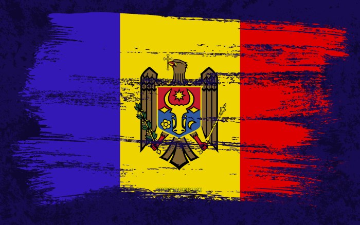 Флаг Молдавии