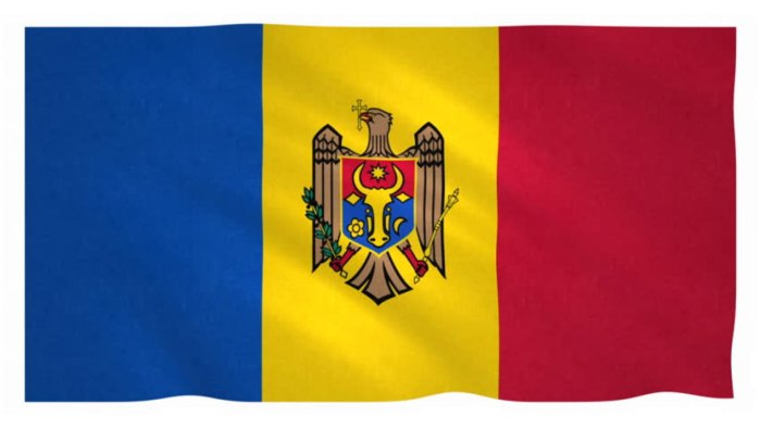 Флаг Молдавии