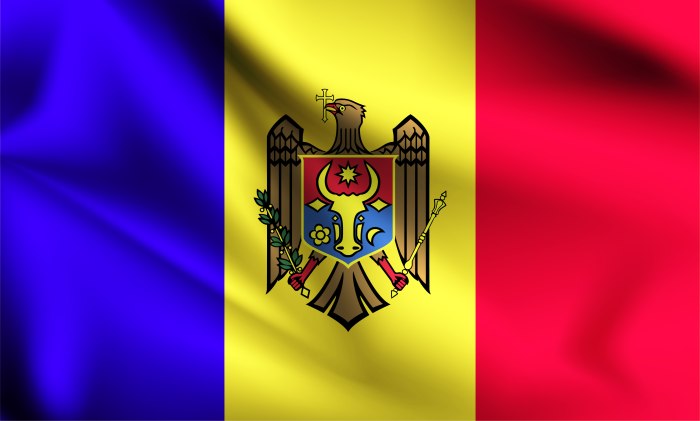 Республика Молдавия флаг