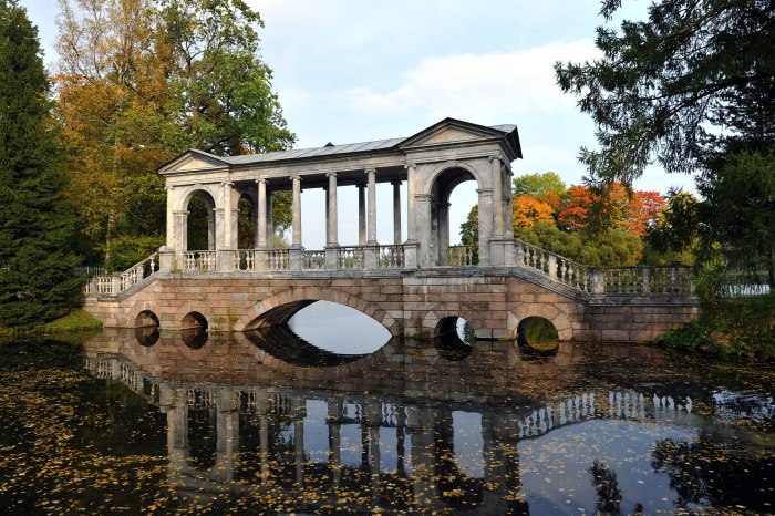 Царское село Санкт-Петербург мраморный мост