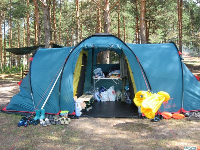 Палатка кемпинговая четырехместная Tramp Brest 4 v2