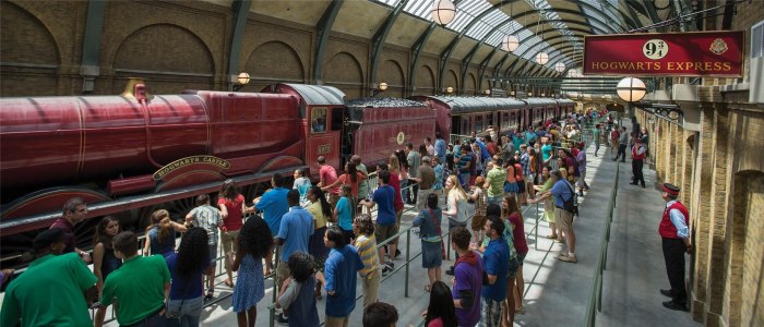 Хогвартс экспресс в музее Гарри Поттера