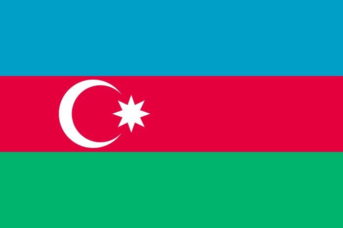 Флаг азербайджанской ССР
