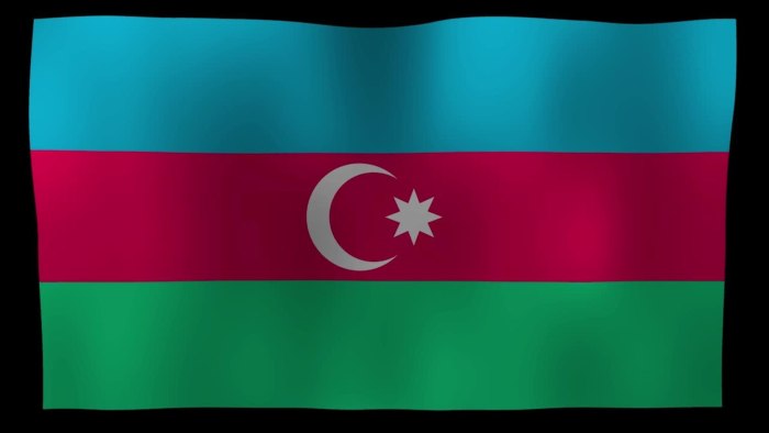 Баку флаг Азербайджана