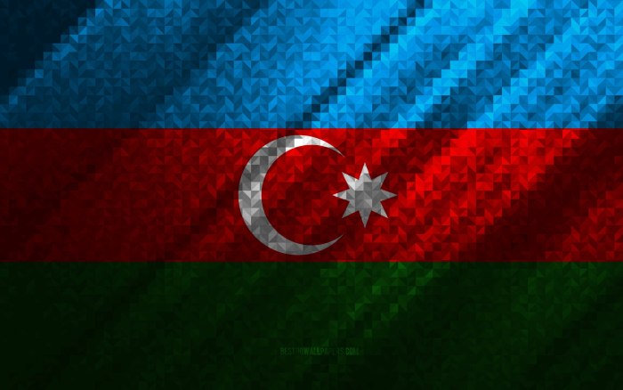 Флаг Азербайджана 2022