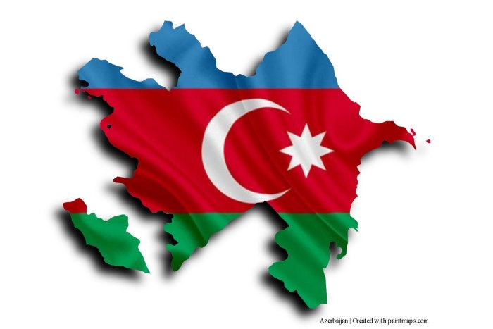 Azerbaijan флаг вектор