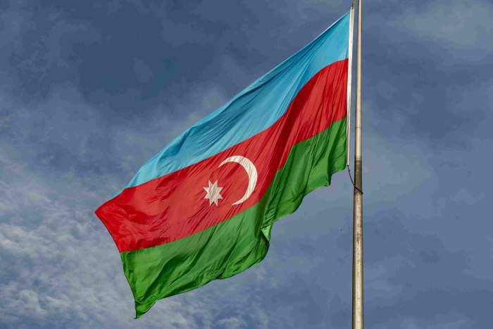 Флаг Азейбарджан