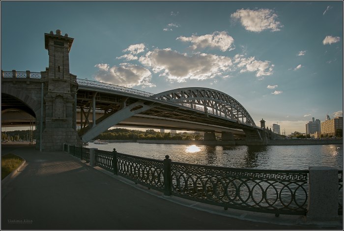 Мост Строгино серебряный Бор