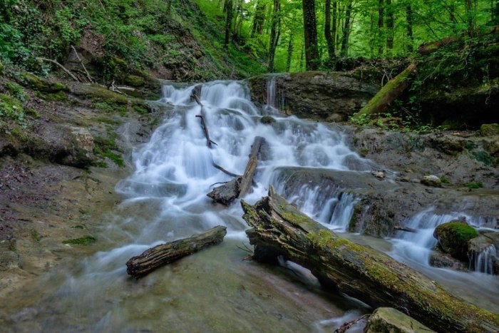 Каверзинские водопады Краснодарский край