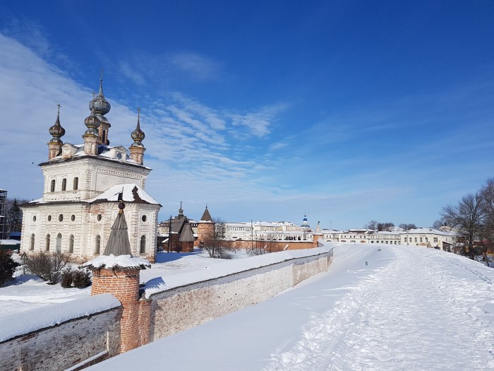 Юрьев-польский Кремль зимой