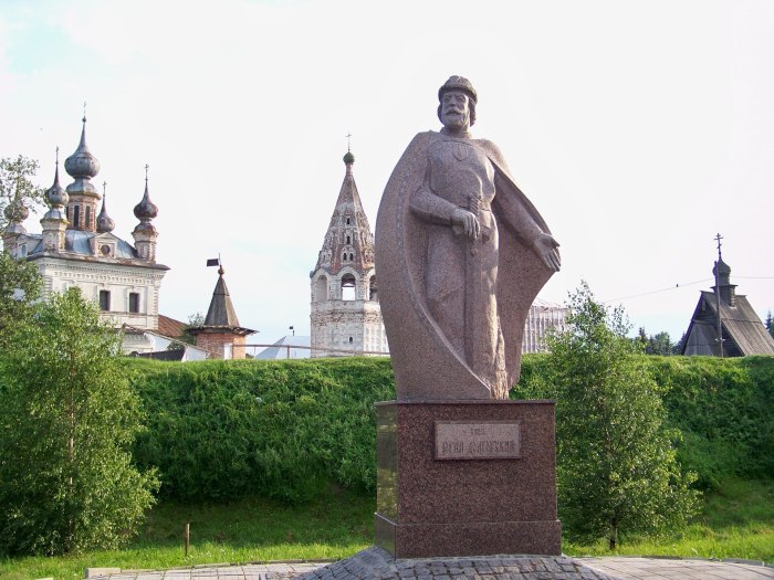 Памятник Юрию Долгорукому в Юрьеве-польском