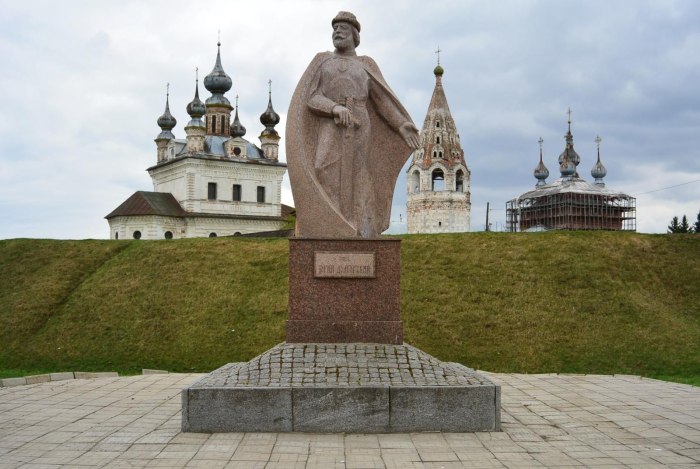 Памятник Юрию Долгорукому в Юрьеве-польском