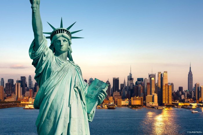 New York статуя свободы