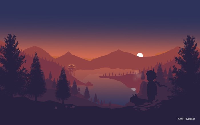 Olly Moss Firewatch