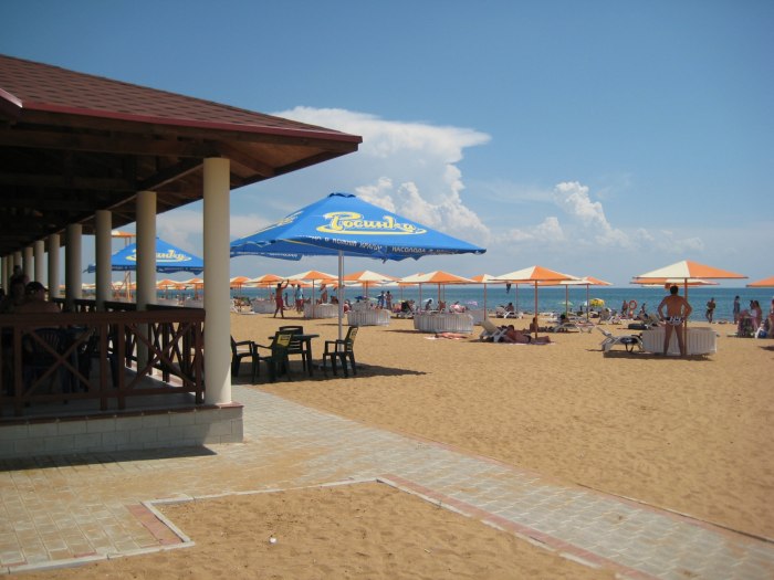 Пляж отеля Алые паруса Феодосия