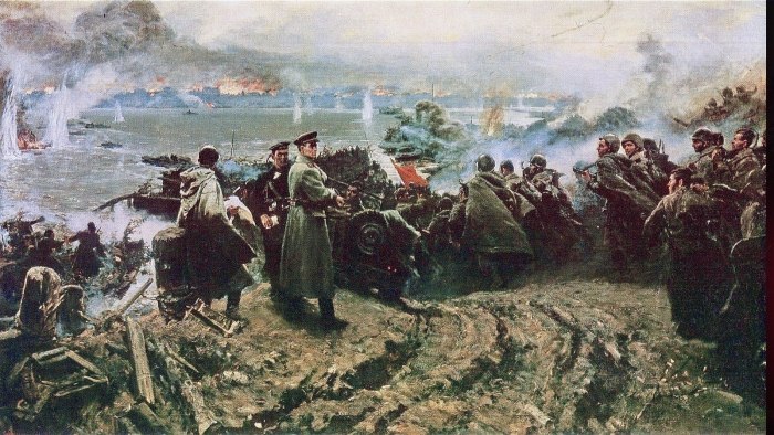 Дмитриевский художник форсирование Днепра