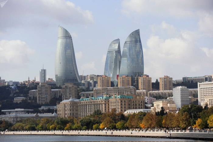 Flame Towers Баку