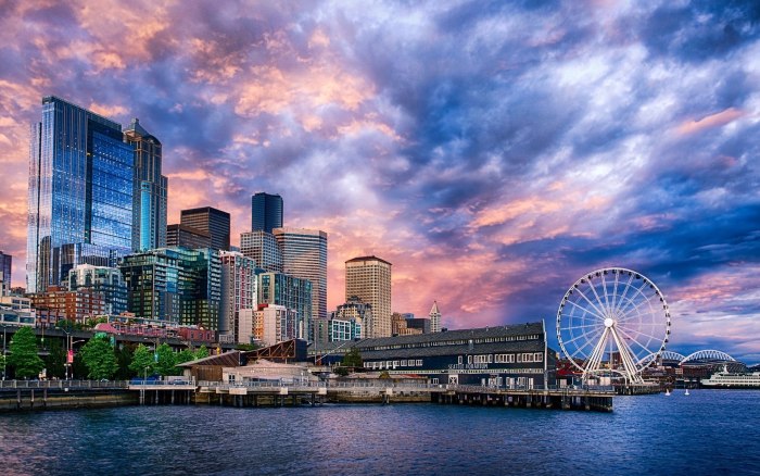 Seattle great Wheel Вашингтон