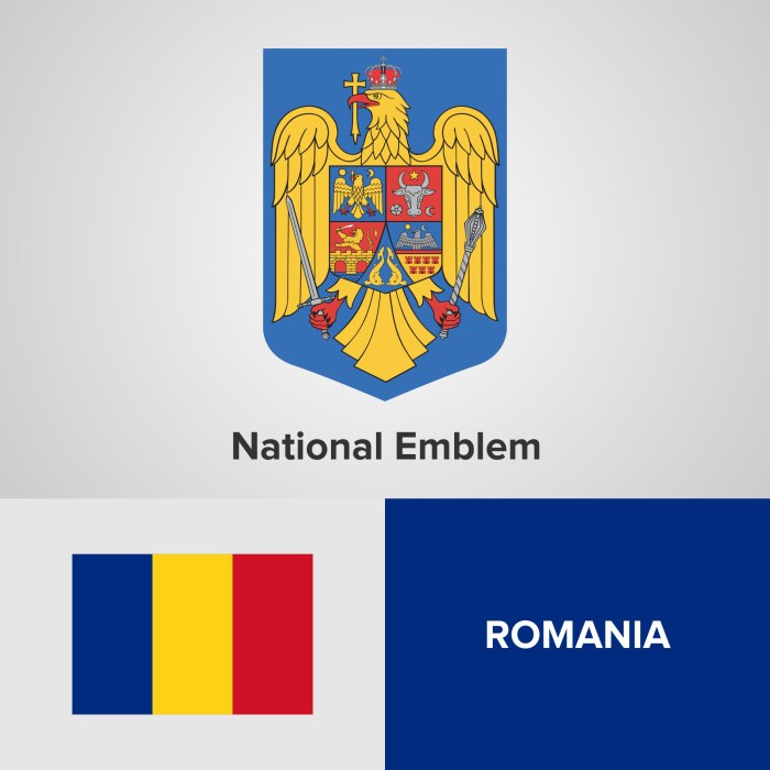 Герб Румынии и Молдавии