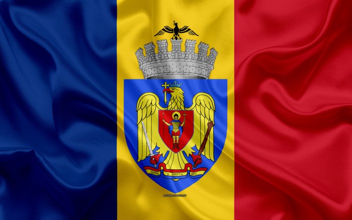 Бухарест флаг Румынии